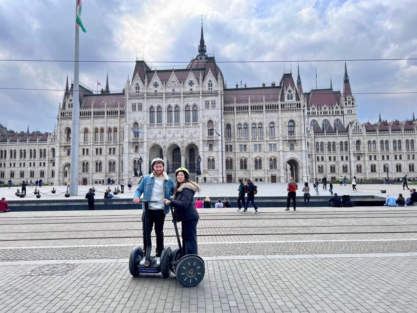 Budapest: 1 Hour Segway Tour - Parliament Hightails - Getting started at Haris köz 2: practice, helmets, and rain gear
