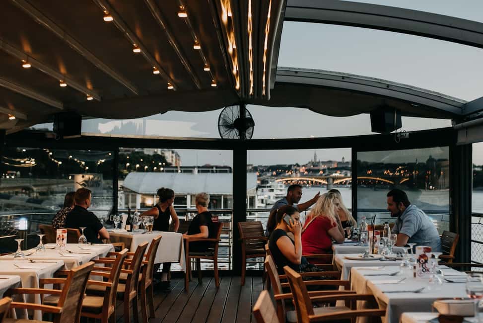 Budapest: 2-Course Dinner for 2 on a Boat Restaurant - Cuisine menu: South Slavic, Hungarian, Mediterranean, and what you’ll actually taste