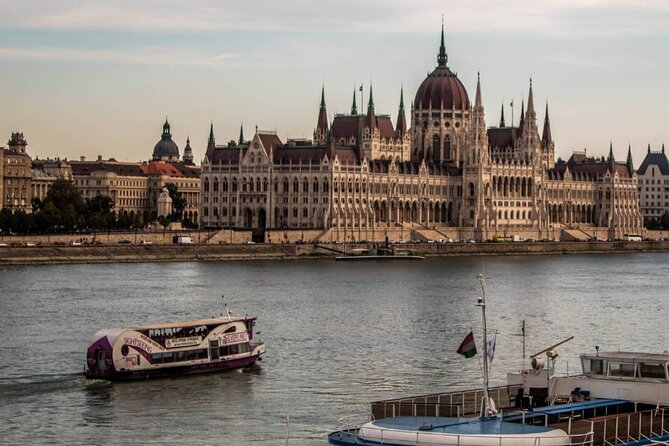 Budapest Audio Guide Cruise with Day, Sunset and Night Options - Margaret Bridge and Chain Bridge: two stone classics in a row