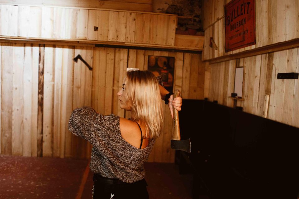 Budapest: Axe Throwing Experience - Your Own Lane: From Grip to Bullseye