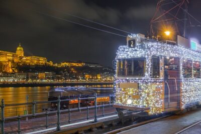 Budapest Christmas Market Tour with Basilica visit & Chimney cake - Danube promenade at dusk: illuminated views without the fuss