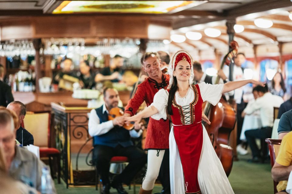 Budapest: Dinner Cruise with Live Music and Folk Dance Show - The Show Runs With the Boat: Rajkó Folk Orchestra and the Cimbalom