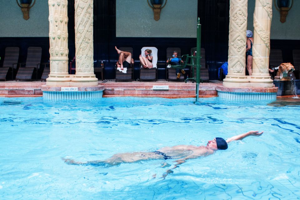 Budapest: Full-Day Gellért Spa Ticket - Outdoor bathing and the Danube-side vibe