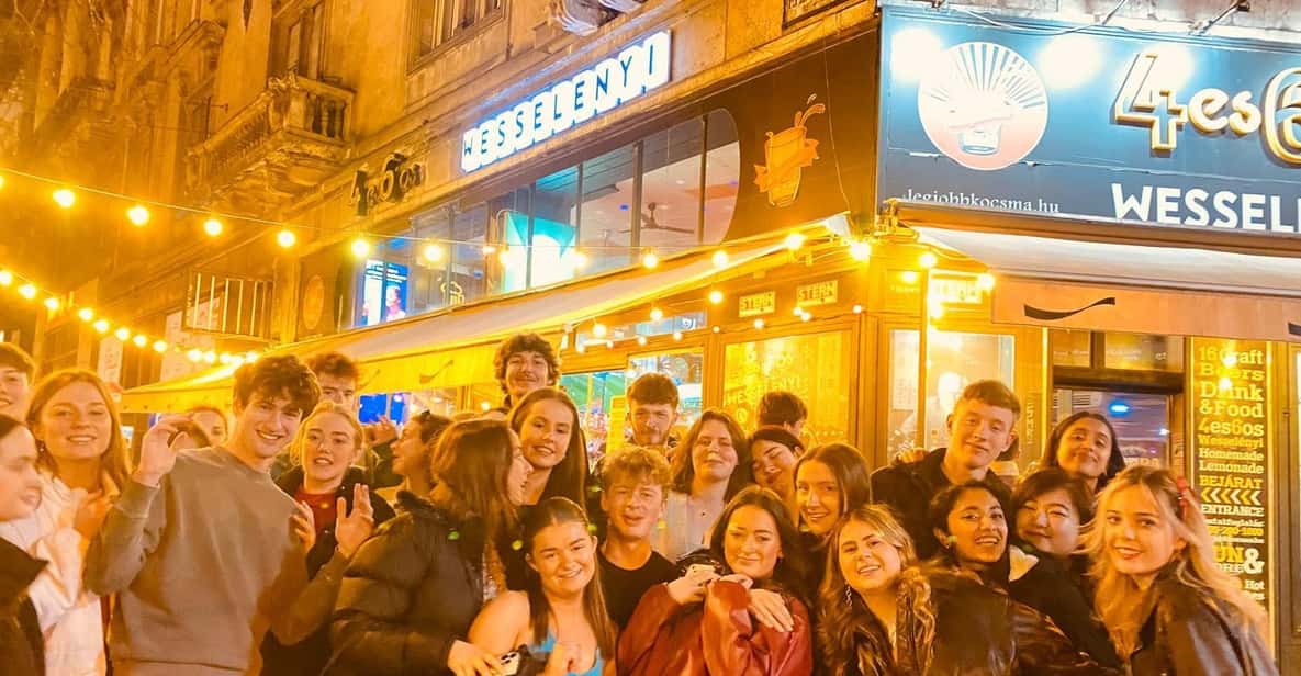 Budapest: Guided Bar Crawl with 1 Hour Open Bar and Shots - A Ruin-Bar Crawl Built for People Who Want Nightlife, Fast