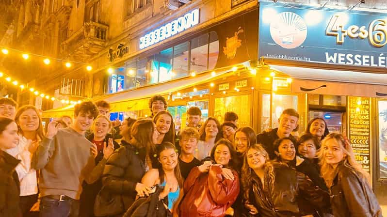Budapest: Guided Bar Crawl with 1 Hour Open Bar and Shots - Where the Night Starts: City Center Meeting and the First Ruin Bar