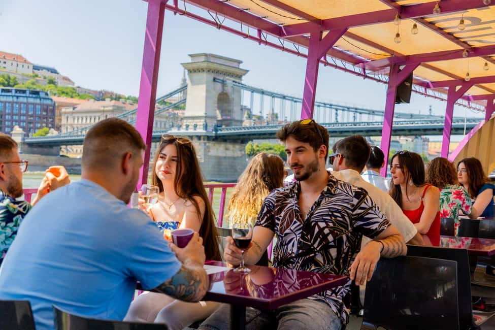 Budapest: Happy Hour Sightseeing Cruise - How the audio guide works: phone app, earphones required