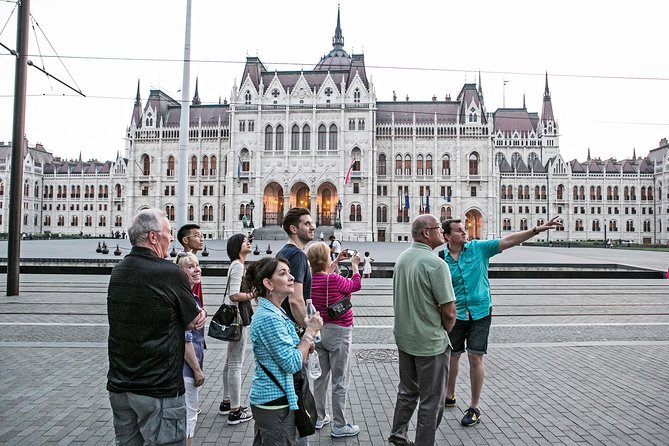 Budapest: Night Walking Tour with Danube River Cruise - Andrássy Avenue, St. Stephen’s Basilica, and Szabadság Square in Night Light