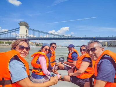 Budapest Rafting - Sunset Cruise - The route from Árpád fejedelem útja to Dürer Kert (and why the end point matters)