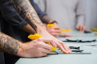 Create a unique leather accessory in downtown Budapest! - Pick Your Leather Project: Passport Holder, Cardholder, Sunglasses Case, or Keychains