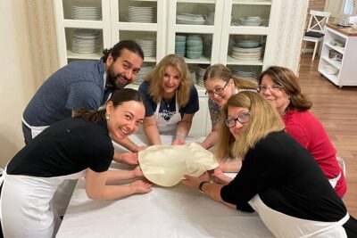 Hungarian Strudel Making Class: Stretch & Fill Two Ways - How the class works: Marti teaches, you do
