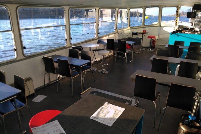 One hour Hen or Stag private party boat Budapest with unlimited beer and wine - Music and WiFi: how modern this party boat feels