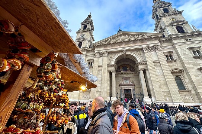 Private Budapest Christmas Market Tour with Chimney Cake & Mulled Wine - Passing big landmarks like Gresham Palace: the route that gives context