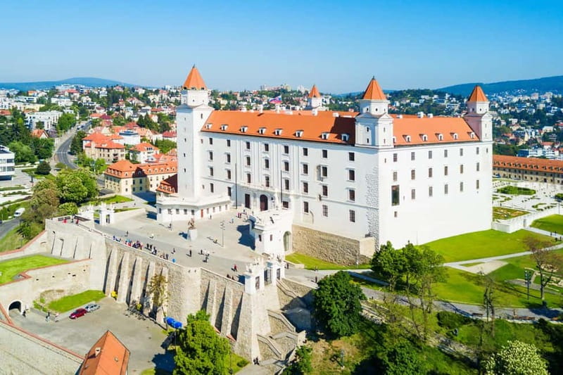 Private day trip: Budapest > Bratislava & Vienna, in English - Bratislava first: Old Town walking, St. Martin’s Cathedral, and castle views
