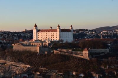 Private day trip from Budapest to Bratislava, Vienna, and back - Bratislava Castle: fortress layers and Crown Tower quirks