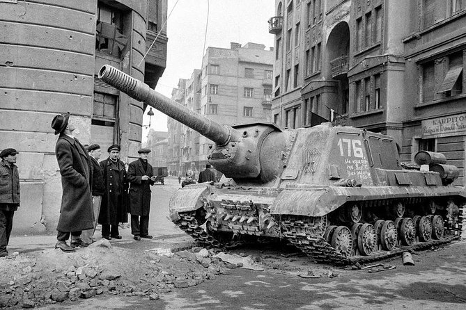 Rise Against the Soviet: The 1956 Revolution - Private Tour - Radio Budapest on Sándor Bródy Street: the plea to the world