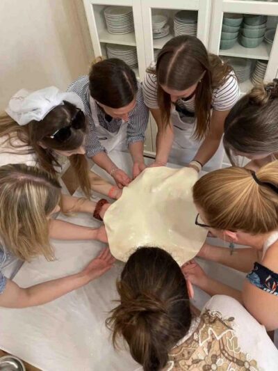 Stretched Strudel Making Class with 2 Different Fillings - Stretching the Dough: The Moment That Makes You Feel Like a Real Baker