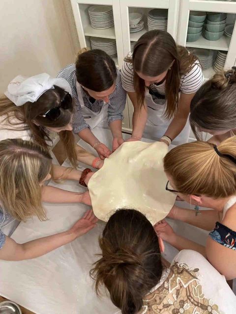 Stretched Strudel Making Class with 2 Different Fillings - Stretching the Dough: The Moment That Makes You Feel Like a Real Baker