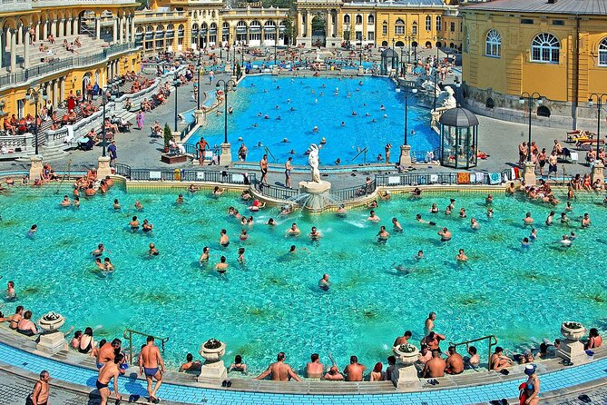 Széchenyi Thermal Spa Palm House Pass - Exclusive Area - Main pools at Széchenyi: iconic waters, just manage the crowd factor